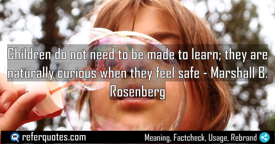 Children do not need to be made to Meaning Factcheck Usage