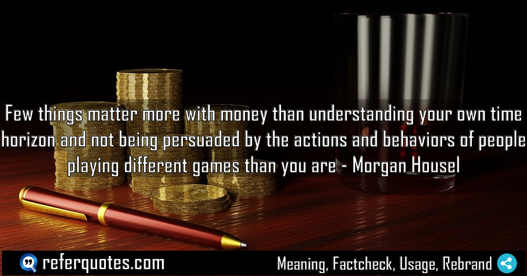 Few things matter more with money than understanding Meaning Factcheck Usage