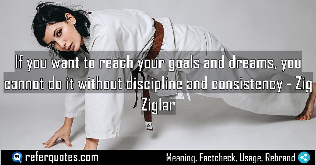 If you want to reach your goals and Meaning Factcheck Usage