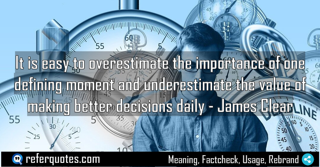 It is easy to overestimate the importance of Meaning Factcheck Usage