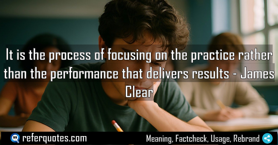 It is the process of focusing on the Meaning Factcheck Usage