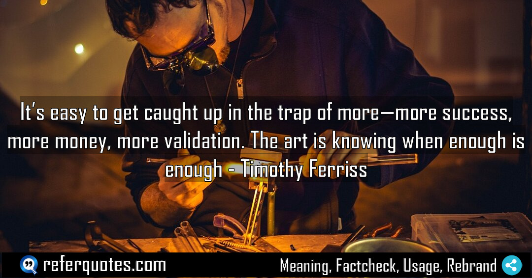 It s easy to get caught up in Meaning Factcheck Usage