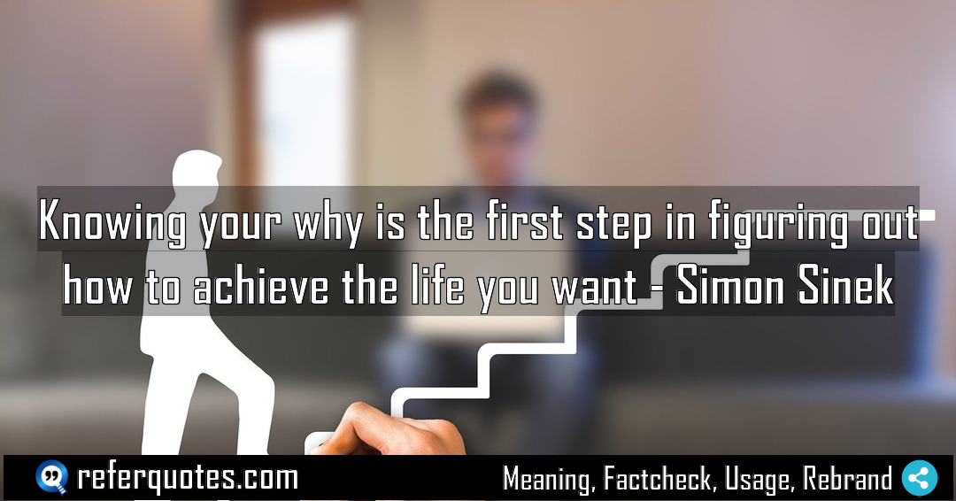 Knowing your why is the first step in Meaning Factcheck Usage