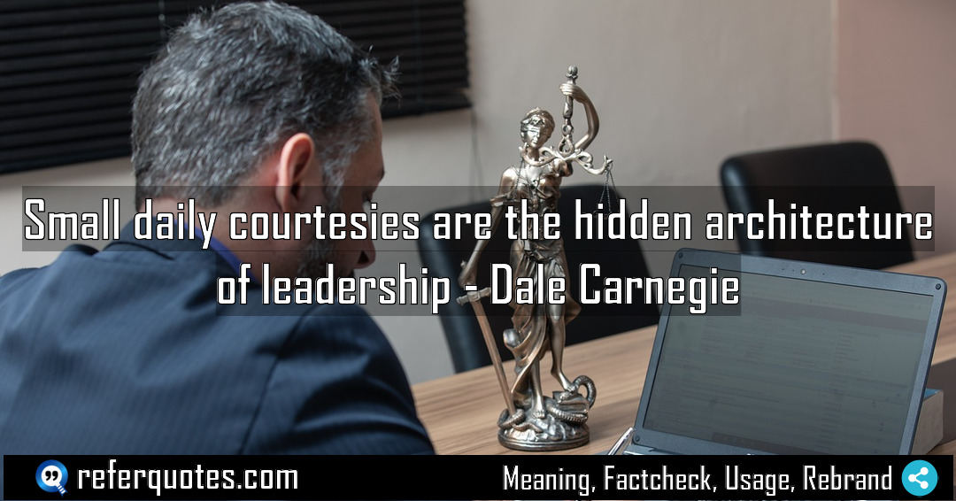 Small daily courtesies are the hidden architecture of Meaning Factcheck Usage