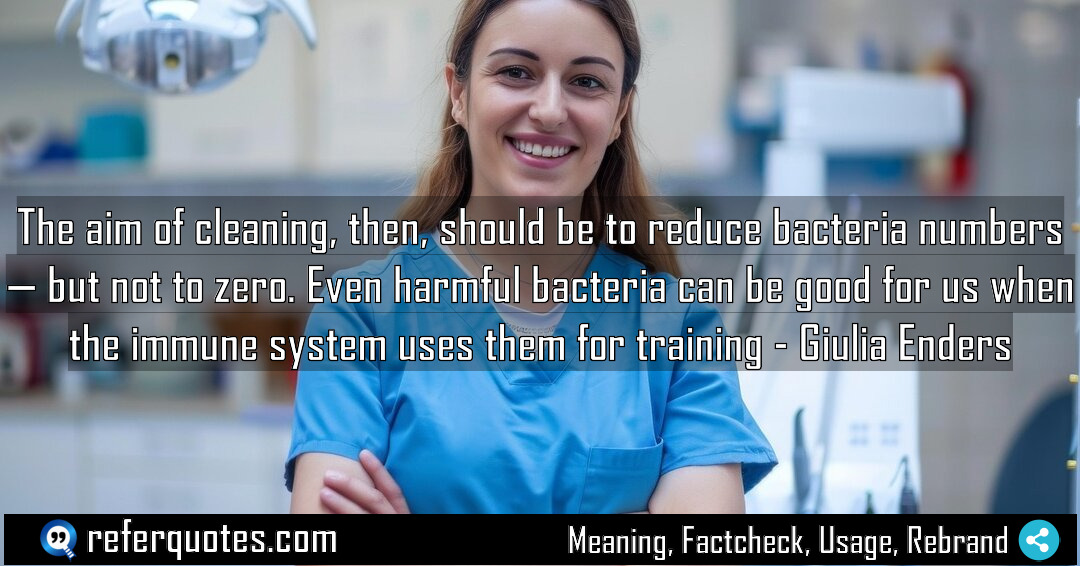 The aim of cleaning then should be to Meaning Factcheck Usage