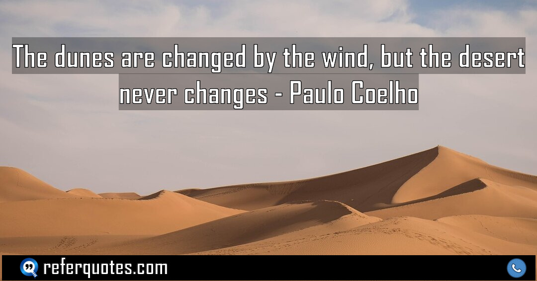 Deep insightful quote about change