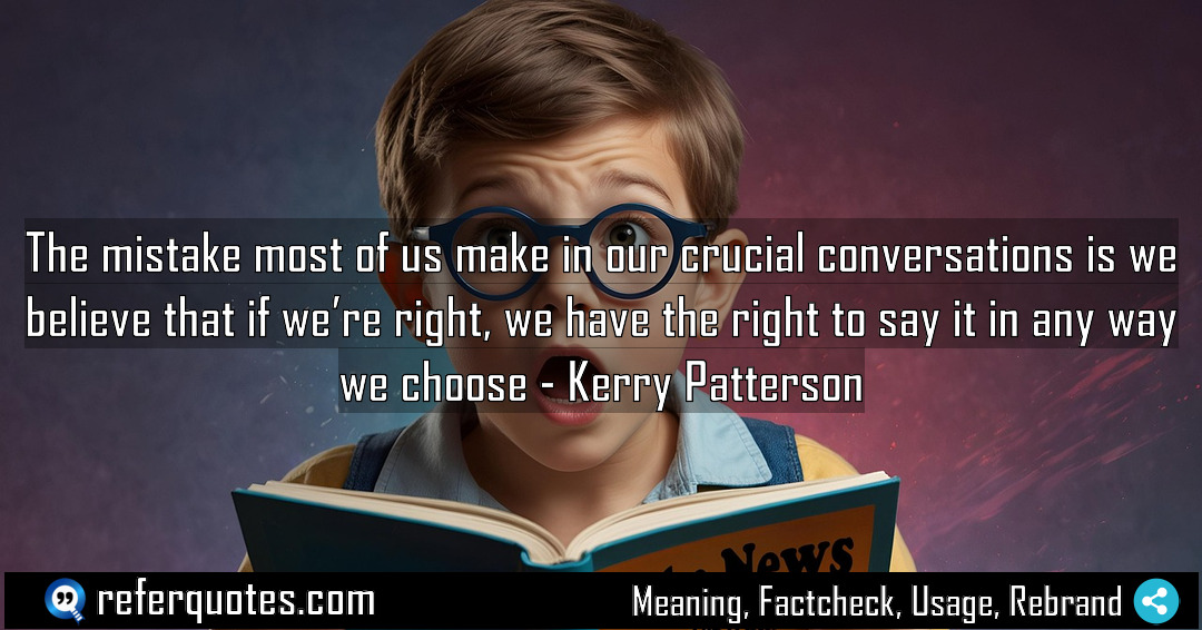 The mistake most of us make in our Meaning Factcheck Usage