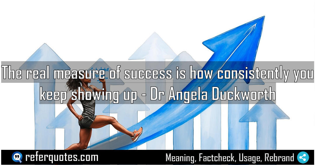 The real measure of success is how consistently Meaning Factcheck Usage
