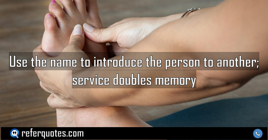 Use the name to introduce the person to Meaning Factcheck Usage