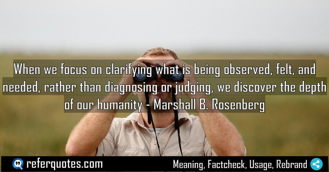 When we focus on clarifying what is being Meaning Factcheck Usage