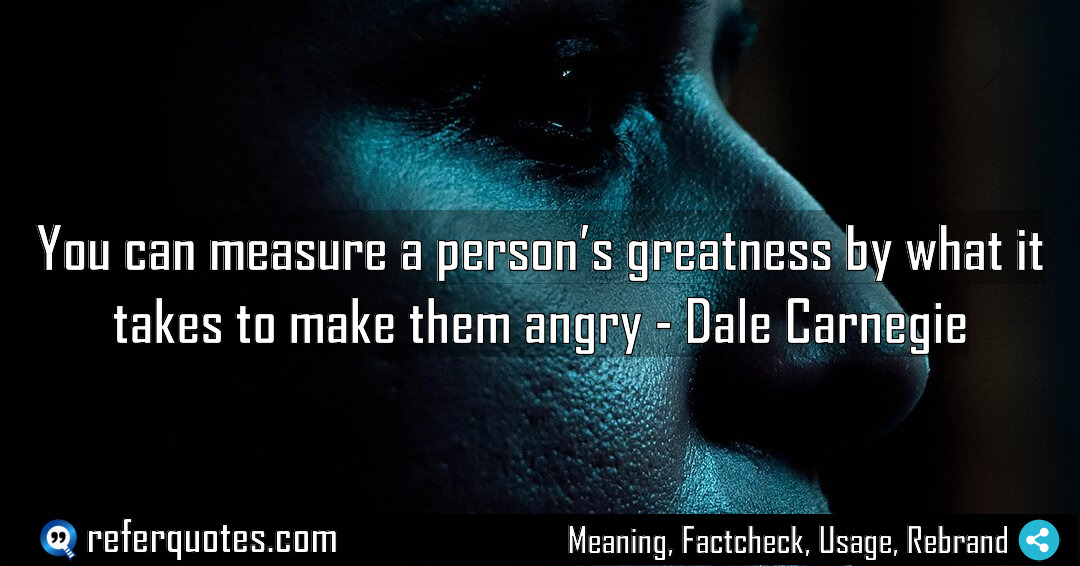 You can measure a person s greatness by Meaning Factcheck Usage