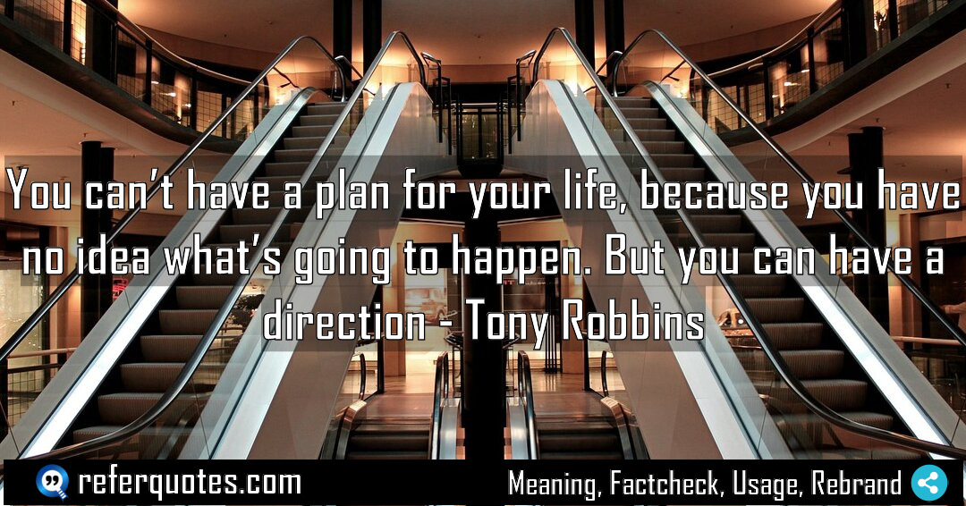 You can t have a plan for your Meaning Factcheck Usage