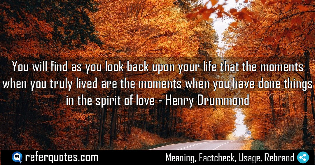 You will find as you look back upon Meaning Factcheck Usage